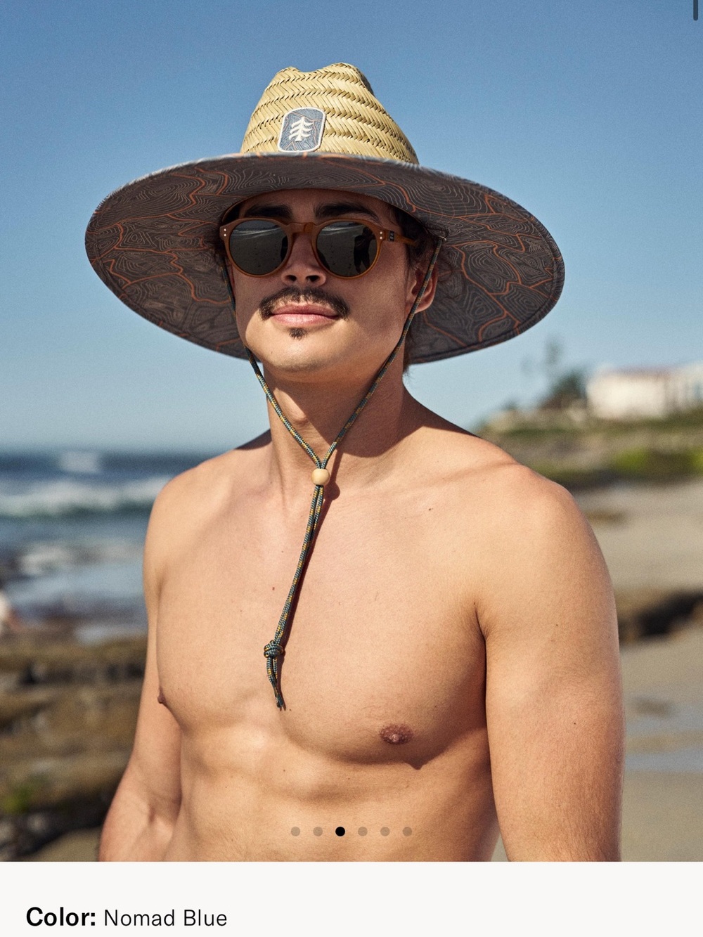 Hemlock Hat Co Men’s Women’s Wide Brimmed UPF 50+ LIFEGUARD STRAW HAT